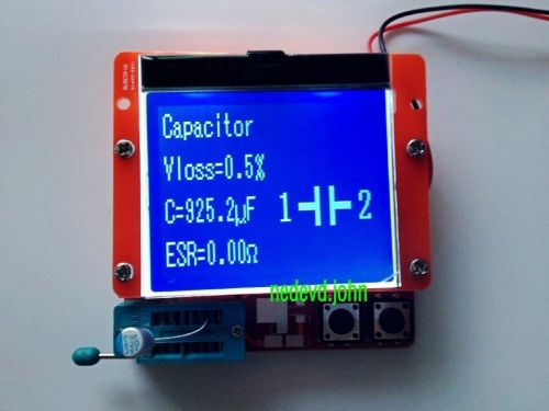 Esr meter 12864 lcd transistor tester inductance diode triode capacitance meter for sale