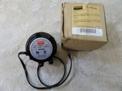 Dayton New In Box 4YFH2 Unit Bearing Motor 1/83 HP 115V 1550 RPM