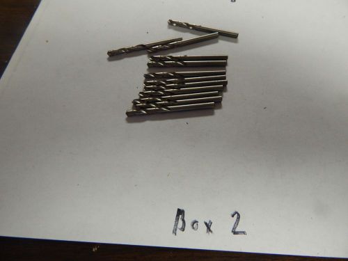 &#034;PTD&#034; Short Length Twist Drill Bits &#034;22&#039; Size, lot of 12 Pcs