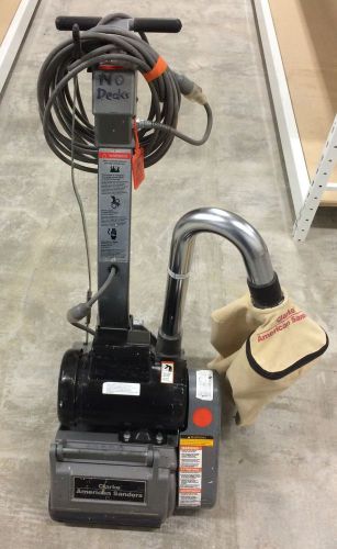 GREAT CONDITION - CLARKE AMERICAN EZ-8 DRUM FLOOR SANDER WITH EXPANDABLE DRUM