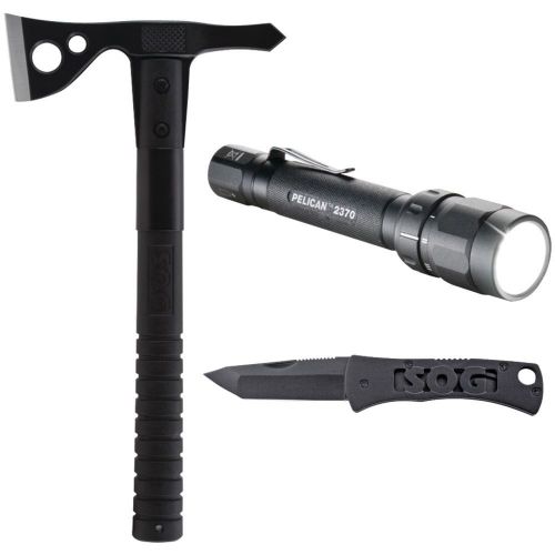 BRAND NEW - Sog Fasthawk Tomahawk 3-in-1 Bundle