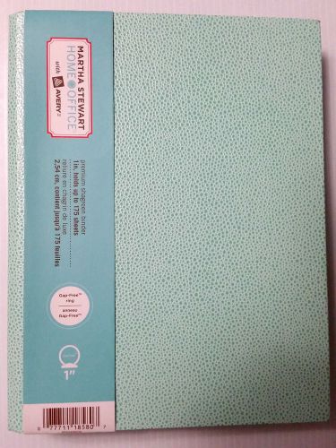 Martha Stewart with Avery 1&#034; Shagreen Textured 3 Ring Office Binder