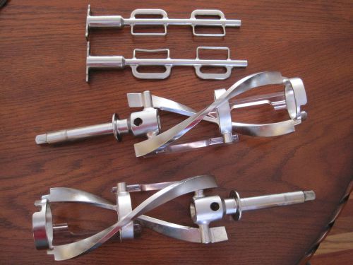 A PAIR of Coldelite Soft Serve Ice Cream Beater Set UC-1131G &amp; UC1131P