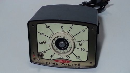 ITC PROFESSIONAL TIME-O-LITE GR-72 DARKROOM TIMER 60 SECONDS 750 WATT  120 VOLT