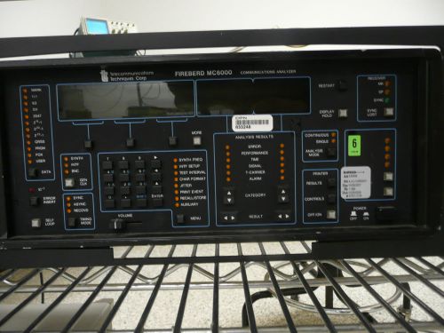 TTC FIREBERD 6000 Comm. Analyzer Option 6010/ 41800 Unknown Working Cond.