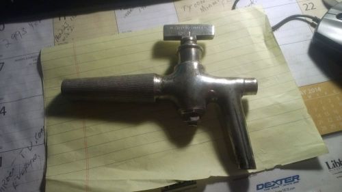 antique brass chrome plated beer spigot