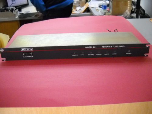 Zetron Repeater Tone Panel Model 38 19&#034; Rack