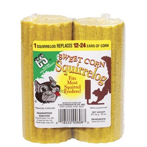 C &amp; S Products Sweet Corn Squirrel Log Corn