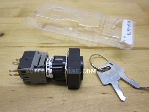 Fuji electric command switch key switch ah164-j2a11a for sale