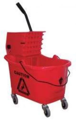 Tough Guy 5CJH7 Mop Bucket/Wringer  Red  35Qt