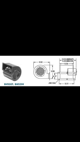 Centrifugal Blower 115 Volts 2-Speed Fasco # B45267