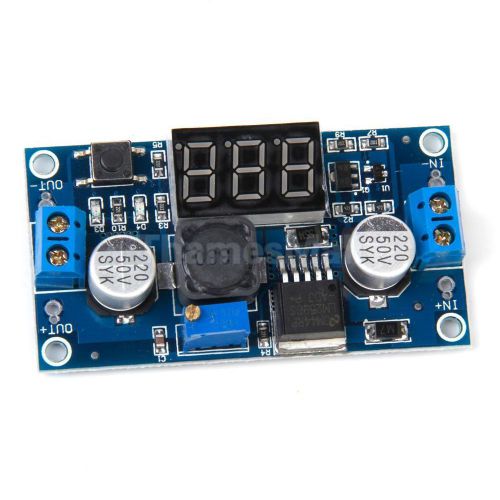 Adjustable Step-down DC-DC Power Module w/ Voltmeter Display Energy Saving Hi-Q