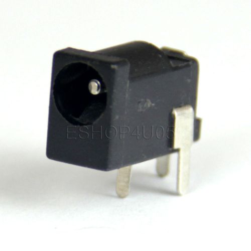 50 pcs DC Power Jack Socket DC-002 1.1 x 3.5 mm Black DIY New