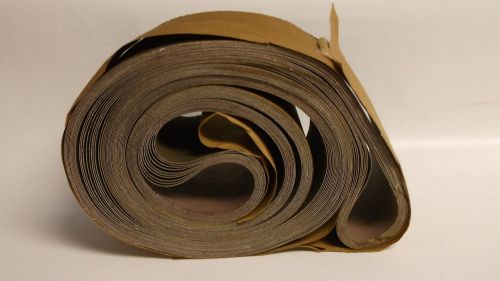 Lot of 10 -  4&#034; x 118&#034;  4x118 carborundum axolite sanding belt 80 grit sandpaper for sale