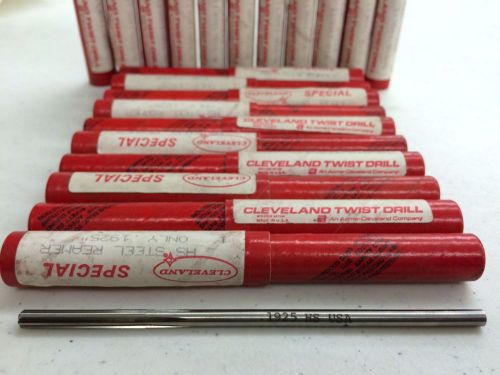 42 NEW Cleveland Twist 3/16&#034; + .005 (.1925) SS Reamer (CL4001/27212)