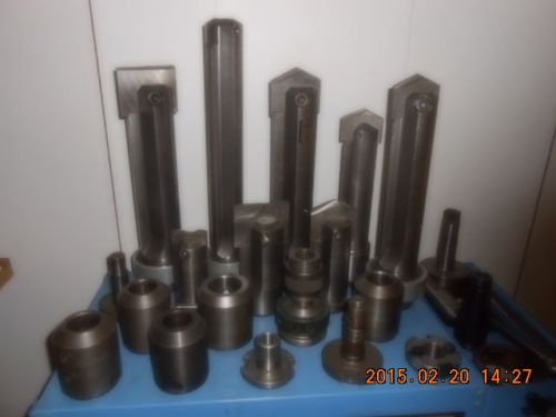 De vlieg boreing mill tooling drills boreing # 50 shank coolant fed spade dr for sale