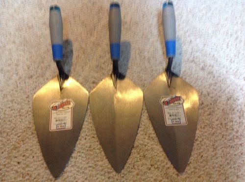 W. Rose Brick Trowel 11&#034; Wide London Pattern w/ProForm Handle