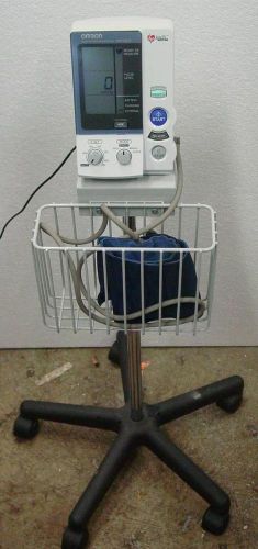 Omron HEM-907XL Blood Pressure Monitor w stand