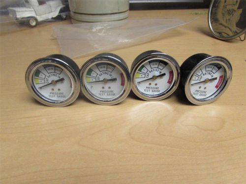 Lot Of 4 Cap Rating Pressure Test Gauges LSDI 106