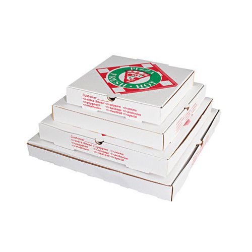 Pizza box 12&#034; takeout pizza container in white for sale