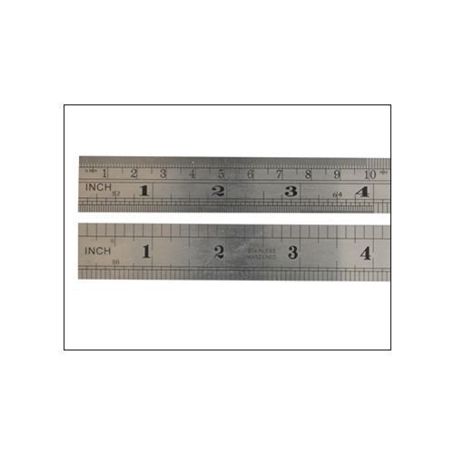 Fisher Stainless Steel Rule - English &amp; Metric Markings 6&#034;/150Mm Tools DIY