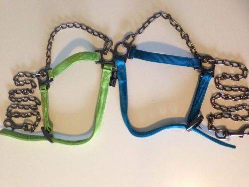 Weaver Blue &amp; Green Ajustable Sheep Halter