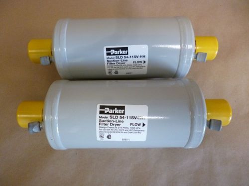 Parker sld 54-11sv-hh  20 ton suction line filter dryer , high acid capacity 2pc for sale