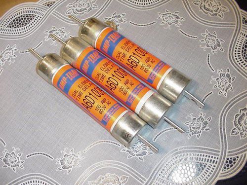 Lot Of Three (3) Ferraz Shawmut Amp-Trap 2000 A6D100R Time Delay Fuses 600VAC