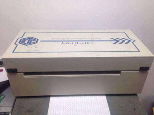 Enabling Technologies Juliet Brailler  Braille Embosser Free Shipping