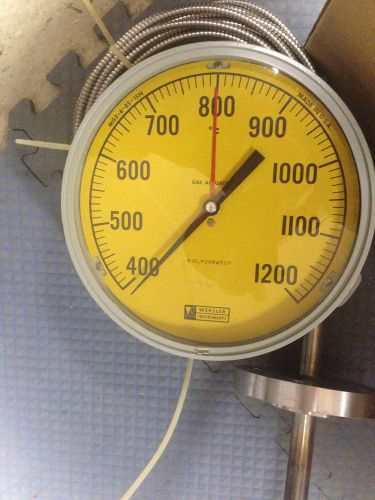 Weksler Pressure Gauge, 0-1200 PSIG, 9&#034; Face, NEW!