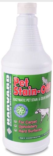 Harvard Chemical 510 Pet Stainoff Enzymatic Pet Stain and Odor Remover(12 Qts)