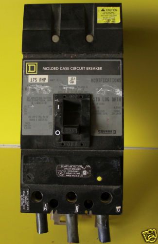 175 amp square d molded case circuit breaker for sale