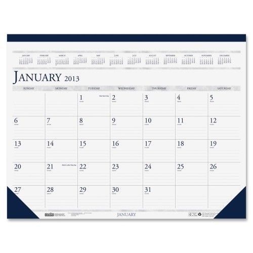 House of Doolittle Perforated Top Desk Pad Calendar