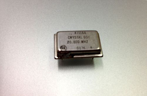 Motorola K1116A Crystal Clock Osc 20.000 MHZ 4-pin TTL output - NOS