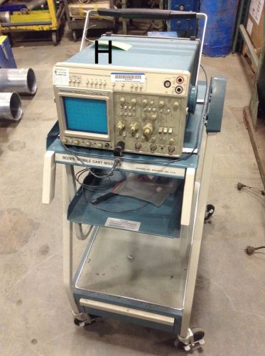 Tektronix 2445 150 MHz Analog Oscilloscope w/ Cart