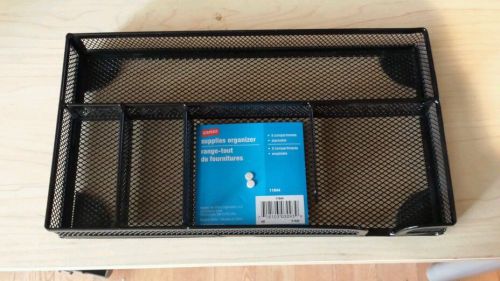 NEW staples black wire drawer organizer #11944