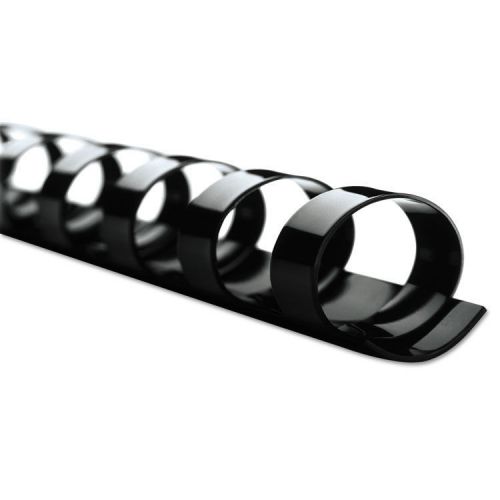 CombBind Standard Spines, 5/8&#034; Diameter, 125 Sheet Capacity, Black, 100/Box