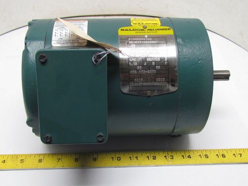 Baldor 610490001AH 3PH AC Electric Motor 3/4Hp 3450/2850 RPM 56C Severe Duty XT