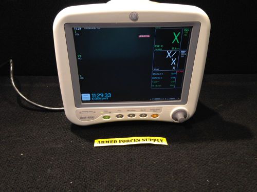 GE DASH 4000 PATIENT MONITOR SYSTEM NELLCOR SPO2 TEMP CO2 BP ECG VITAL SIGNS