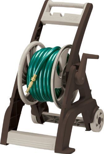 Ames 2385580 ReelEasy Hose Cart Reel  175-Feet Hose  Tan and Brown