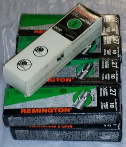 Lot of 9 Remington Power Fastners .27 Caliber GREEN. POWER 3