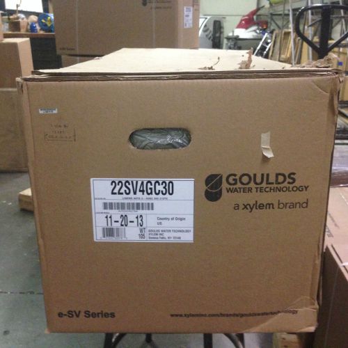 GOULDS 22SV4GC30 4 STG SS ESV VERTICAL WATER PUMP LIQUID END GRUNDFOS CR32 CR 32