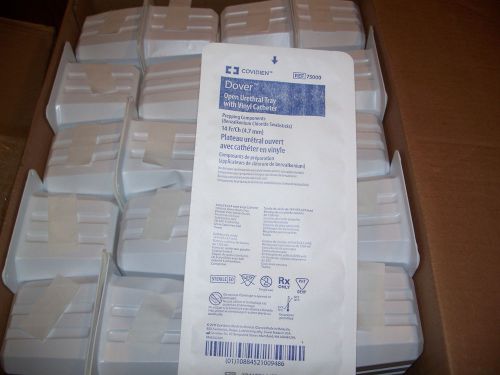 Lot of 20 Covidien Dover Open Urethal Tray w Vinyl Catheter 03-2017 REF 75000