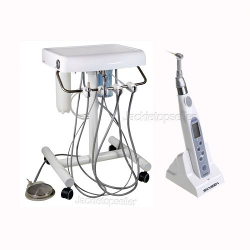 dental Delivery unit cart System W/ Endo motor Cordless handpiece Torque 16:1