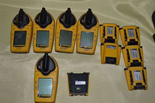 LOT of 5 BW Gas Alert Micro 5 PID, o2, co, jp8, lel, methane,H2S, air pump