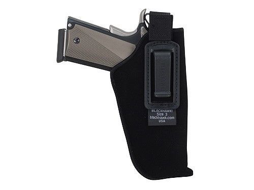 Blackhawk 73IR01BK-R Black RH Inside-The-Pants 3&#034;-4&#034; Barrel Medium Gun Holster