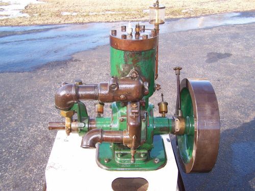 Old STRAUBEL 8hp Marine 2 Cycle Boat Engine Green Bay, WI Water Pump Hit Miss