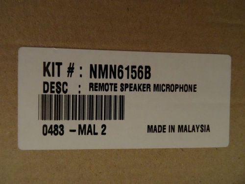 Motorola radio speaker mic nmn6156b  ht1000, ht600, mtx800, mtx900 for sale