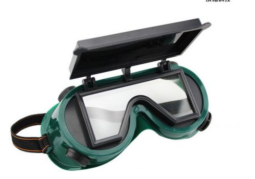 Welding Goggles Lift Front Dark Plastic Cutting Grinding Eye Protection Glass AB