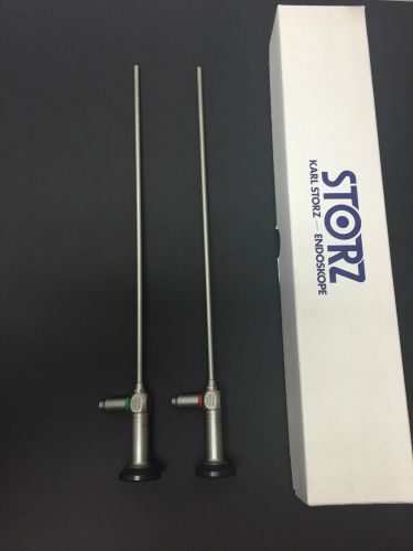 STORZ 26046BA &amp; 26046AA Laproscope SET 5mm 30° &amp; 0° Hopkins II Autoclavable